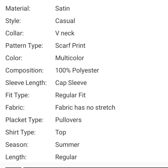 Scarf print v-neck blouse - Picture 6 of 7